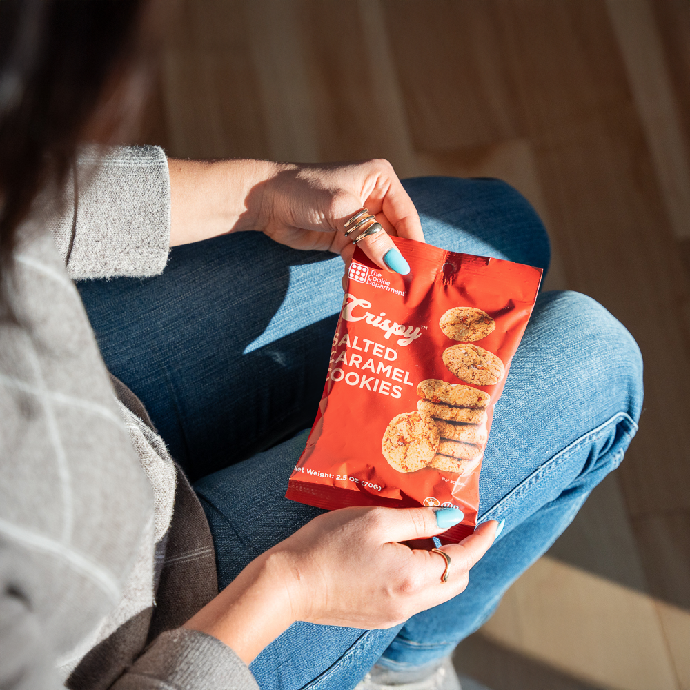 Salted Caramel Crispy Cookies 6-Pack