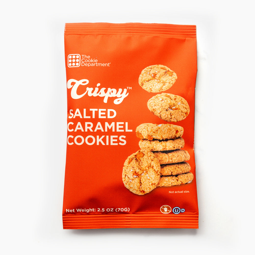 Salted Caramel Crispy Cookies 6-Pack